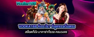 Vodka168 คือ เว็บตรง 100%
